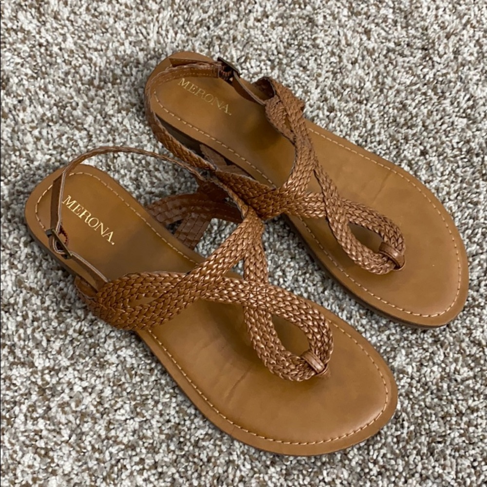 Tan Merona Sandals